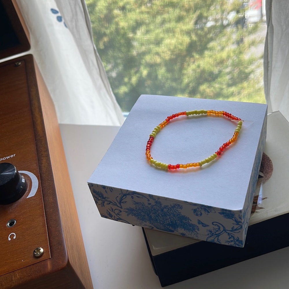 Handmade beaded bracelet